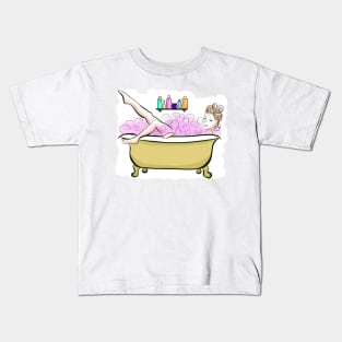 Bubble Bath Kids T-Shirt